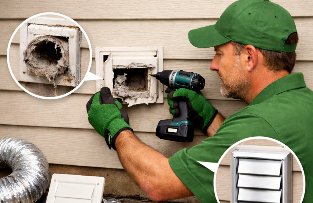 Dryer Vent Repair or Replacement